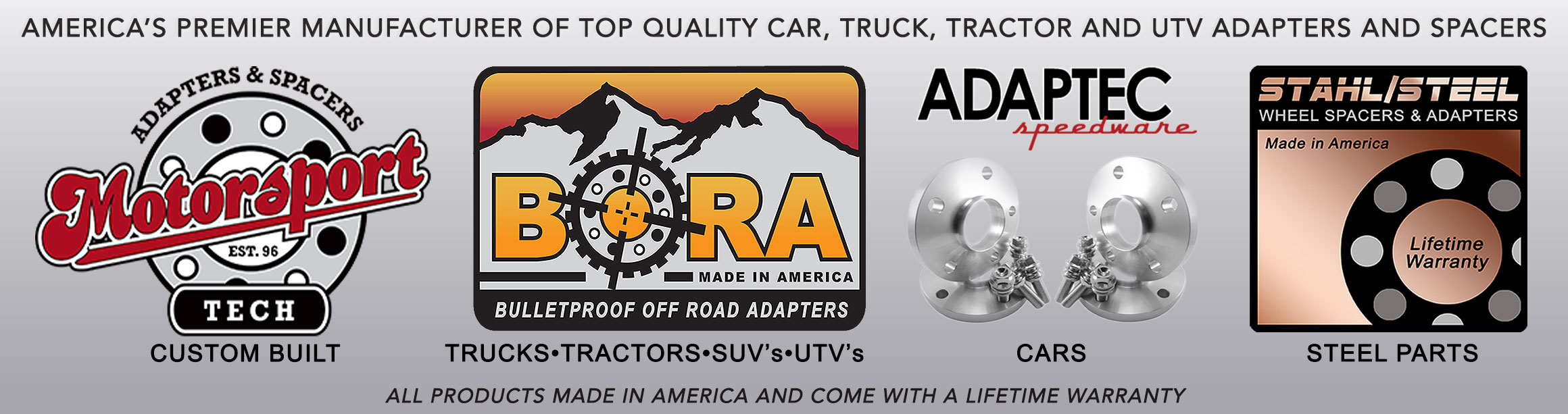 Wheel Adapters, Wheel Spacers, Hub Rings, and much more!