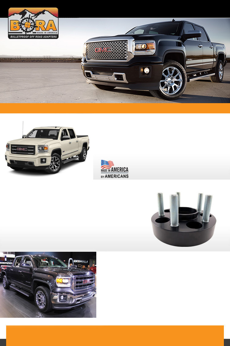 GMC Wheel Adapters, GMC Wheel Spacers, Hub Rings, and much more