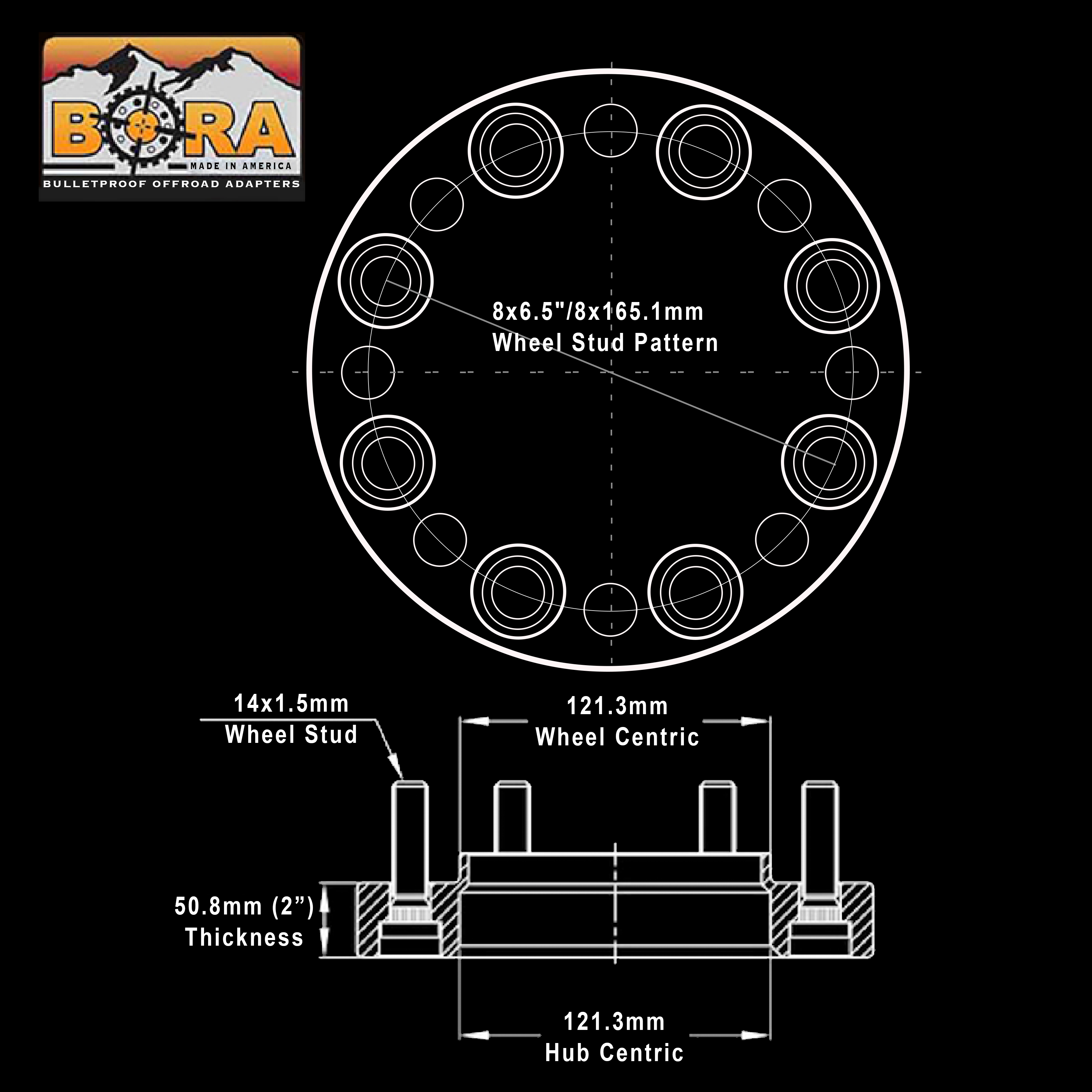 dually bora spacers